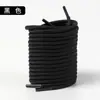 Cordones Redondos de 4 mm Adecuados para Zapatos de Coco, Zapatos Deportivos Casuales Antideslizantes para Senderismo al Aire Libre, Cordón de Zapato Negro y Blanco