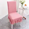 Funda de silla universal para cuatro estaciones para uso en el hogar, respaldo antideslizante todo en uno, funda de silla de comedor integrada, elástica y engrosada