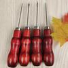 Punzón de gancho en forma de calabaza para venta al por mayor, cono recto, taladro de madera de calabaza única, punzón de plástico, taladro de posicionamiento, taladro para zapatos 15g