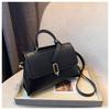 Popular estilo ocidental textura bolsa feminina 2022 primavera novo estilo coreano DIY handmade material costurado à mão bolsa de ombro