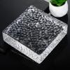 Ladrillo de Vidrio Super Blanco Ladrillo de Cristal Transparente Cuadrado Pared Divisoria Baño Internet Rojo Arte Sólido Hueco Patrón de Hielo