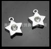 Coroa coração pequeno pingente diy chaveiro clavícula cadeia camisola acessórios da cadeia de jóias de strass da liga