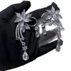Pendientes de Boda para Novia de Lujo Super Brillantes Ear Cuff Vestido de Boda de Hada Sin Perforar Exquisitos Hermosos Pendientes