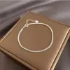 Pulsera brillante de tres piezas con estrellas para mujer Nuevo anillo liso simple lujo ligero estilo frío ins cadena para clavícula