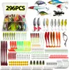 Set de Señuelos, Kit Completo de Señuelos, Cebo de Pesca, Cebo Artificial, Señuelo Duro, Minnow, Spinnerbait, Señuelo Blando, Señuelo Minnow