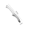 Amazon Clip para Alimentos de Acero Inoxidable Chapado en Oro Punta Estilo Coreano Clip para Barbacoa Barra Extendida Clip para Barbacoa de Restaurante Buffet