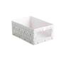 Caja de almacenamiento plegable sin tapa de Amazon, caja con ranuras para juguetes, armario hueco para el hogar, caja para alicatar ropa.