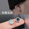 Novos Brincos de Clipe Masculinos Tendência Zircônia Micro-pavimentada Temperamento de Alto Padrão Orelha Sem Furo Magnético Hip-hop Personalidade Nicho Brincos Femininos