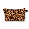 Nuevo Bolso Cosmético con Estampado de Leopardo Impreso en 3D Bolso de Mano Diario para Mujeres Europeas y Americanas Bolsa de Aseo de Viaje Bolsa de Almacenamiento Portátil