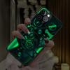 Funda para teléfono Apple 13 Iphone14 Iluminación de llamada entrante 12Pro Escudo 16 Estilo europeo y americano 15 Nuevo modelo 17Pro Aplicable
