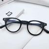 Armazón de Lentes para Miopía para Estudiante Celebridad de Internet Lentes Lisos Retro Armazón Redondo Pequeño Lentes a Juego Lentes con Armazón Negro Anti Luz Azul