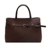Moda Versátil Retro Mate Superficie PU Bolso de Mano Gran Capacidad Bolso de Hombro de Alta Gama Otoño e Invierno 2025