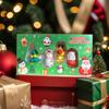 Borracha de Natal infantil desenho animado borracha de quebra-cabeça removível Papai Noel boneco de neve alce árvore de Natal prêmio