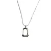 Comércio exterior transfronteiriço simples moda titânio aço colar feminino não desbota luxo versátil personalidade estilo coreano corrente clavícula joia