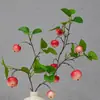 Vaso de Cerâmica Apple Novo Criativo Listrado Cerâmica Retrô Luxo Leve Alto Senso Alto Valor de Cor Vaso de Flores Explosões Ao Vivo