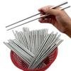 Vajilla para niños palillos de acero inoxidable 304 palillos para aprender palillos para aprender para bebés palillos para aprender para bebés de dibujos animados 201