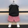Ropa para Niños Nezha Traje de Chaleco de Verano para Niños 2025 Nuevo Bebé Verano Moda Niño Ropa sin Mangas