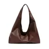 Bolsa Feminina Nova para o Verão 2026, Uso Casual no Trajeto, Versátil, de Ombro Único, Bolsa Tote de Couro Macio, Grande Capacidade, Moderna, Bolsa Pequena de Axila
