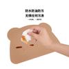 Mantel individual de silicona de grado alimenticio para niños, engrosado, impermeable, antideslizante, aislante térmico, mantel de mesa, color sólido para el hogar, plegable, estilo occidental, para comedor
