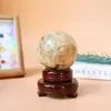 Enfeites de Bola de Cristal de Origem, Enfeites de Bola de Pedra da Lua, Enfeites de Cristal, Enfeites de Bola de Cristal Branco, Artesanato Decorativo