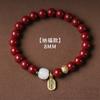 Pulseira de cinábrio de minério bruto de alto teor natural pulseira de ouro roxo Nafu de contas de transferência para casal de ano original para mulheres atacado