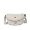 Bolsa Feminina Fashion 2026 Primavera Novo Estilo Tecido Lavado Bolsa Pequena Bolsa de Ombro Horizontal Tendência Transfronteiriça Feminina Bolsa Transversal Casual