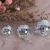 Espelho de Vidro Espuma Laser Barra Espelho Bola de Espelho Decoração Enfeites Natal Disco Bola de Natal Pingente