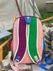 Mochila de Montañismo para Deportes al Aire Libre, Mochila Escolar Deportiva Patchwork de Color Contrastante Dopamina, Mini Mochila de Viaje Repelente al Agua para Mujer