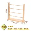 Suporte de Fita Madeira Maciça Suprimentos para Florista Rack de Armazenamento de Fitas Rack para Rolos de Fita DIY Caseiro Rack de Armazenamento de Fitas Coloridas