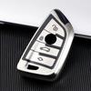 Adecuado para funda de llave BMW serie 1, serie 2, serie 3, serie 5, serie 6, serie 7, todo incluido X1X2X3X4X5X6, funda protectora con hebilla de hoja