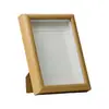 Moldura Expositora de Espécimes Tridimensional Oca, Suporte de Madeira Simples, Moldura de Foto Oca A4 de 6 polegadas, Moldura de Foto em Branco, Decoração de Moldura Vazia