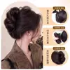 Marubeni Mascarilla para el Cabello Pinza de Agarre para Mujer Cabello Falso Moño Esponjoso de Flor Accesorios para el Cabello Moño en la Parte Posterior de la Cabeza Bucle para Rizos del Cabello Artefacto para el Cabello