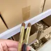 Brocha Cónica para Corrector de Pelo de Cola de Lobo Amarillo para Cubrir Manchas de Acné, Ojeras, Brocha para Labios, Brocha de Maquillaje Redonda Multifuncional para Difuminar