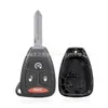 Adecuado para Jeep Dodge Chrysler 3+1 Llave 4 Llaves Carcasa para Llave de Coche Carcasa Recta