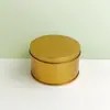 Venta Directa del Fabricante Caja Redonda de Hojalata para Dulces Caja de Regalo de Boda Caja de Empaque Metálico Caja de Regalo para Acompañamiento de Boda