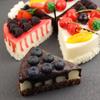 Pastel de frutas de simulación, modelo de vaso de papel, pastel triangular, comida, pan, armario de cocina, juguete, comida, bola de masa, plato de decoración
