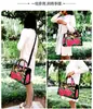 Estilo étnico bordado portátil bandolera doble uso bolsa tambor lona bordada bolsa floral viaje hombro portátil bolsa para mujer