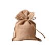 Bolsa de Yute con Cordón Hecha de Material de Cáñamo Natural, Bolsa de Almacenamiento en Varios Tamaños y Estilos, Bolsa de Cáñamo Hecha a Mano, Bolsa Tejida Ecológica
