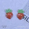 Accesorios de Resina de Frutas Brillantes Piña Fresa Pegamento de Crema Parche para Abanico DIY Pasador Accesorios para el Cabello Funda para Teléfono Móvil Venta al por Mayor