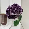 Hortensia de Simulación 3D Fabricación Pared de Flores para Boda Azul Bella Decoración Venta al por Mayor Hogar Suave Hortensia Transfronteriza