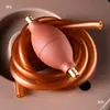 Tubo de drenaje para bandeja de té con bola absorbente mesa de té soporte para té mesa de té drenaje manguera suave antimoho preparación de té conector de juego de té duradero buena bola