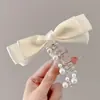 Ligas para el Cabello tipo Cable de Teléfono Inspiradas en la Atmósfera Primaveral para Mujer, Cuerdas para el Cabello con Lazo y Campanilla, Diademas de Flores, Gomas Elásticas para el Cabello, Accesorios para el Cabello