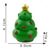 Papá Noel Muñeco de Nieve Artesanías de Resina de Nieve Adornos de Micro Paisaje Decoraciones Accesorios de Navidad Creativo Transfronterizo