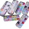 12 Divisórias Joias para Manicure Diamante de Resina Acessórios de Unha Vestíveis Estilo Havaiano Couro Preto Gatinho Kt Laço Acessórios para Unhas