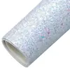 Tecido de Couro com Brilho Grosso Super Brilhante Tecido Artesanal DIY com Glitter Fino Refletor de Luz Contas Perler Papel Termocolante Outros