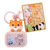 Original Chai Dog Night Light Keychain Bonito Dos Desenhos Animados Cão Chaveiro Casal Saco Pingente Pequeno Presente Atacado