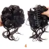 Anel de peruca de comércio exterior moda bolsa de cabelo coque alto artefato para prender cabelo peruca longa e fofa desgrenhada trança de barba grampo de cabelo anel de cabelo