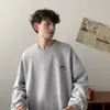 Fornecimento direto da fábrica suéter pesado para meninos sem capuz inverno gola redonda casaco oversized outono e inverno marca de moda casaco homens