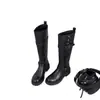 2026 Nuevas Botas de Caballero Altas Estilo Western Retro para Mujer Punta Redonda Botas Largas Modificación para Pies Anchos Forma de la Pierna Zapatos de Mujer Otoño/Invierno