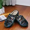 Pantuflas de Algodón Personalizadas para Otoño e Invierno, Cálidas y Adecuadas para Hombres y Mujeres, con Estampados de Dibujos Animados, Engrosadas y Antideslizantes, Personalización de Pods Transfronteriza